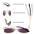 thumbnail image 4 of Gafas de Sol Joopin Grandes Polarizadas Verdes Militar Unisex, 4 of 6