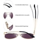 thumbnail image 4 of Gafas de Sol Joopin Grandes Polarizadas Verdes Militar Unisex, 4 of 6