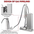 thumbnail image 5 of Supllueer Silver Electric Cold Smoke Generator, 10 Hour Long Smoking, Portable BBQ Smoker Accessory for Outdoor Grilling, Meat & Vegetables, 5 of 12