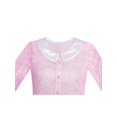 thumbnail image 4 of Girls Dress Flower Lace White Collar Skirt Dress 4, 4 of 6