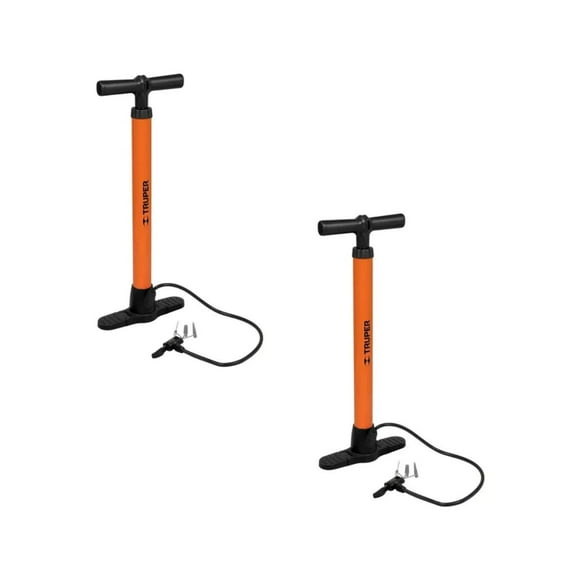 TRUPER 2 Pack de Bomba Para Inflar Manual Uso Rudo 23 14863 negro