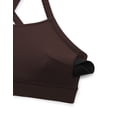 thumbnail image 6 of CRZ YOGA Butterlift Cross Back Sports Bras for Women Adjustable Thin Straps Pilates Padded Gym, 6 of 7
