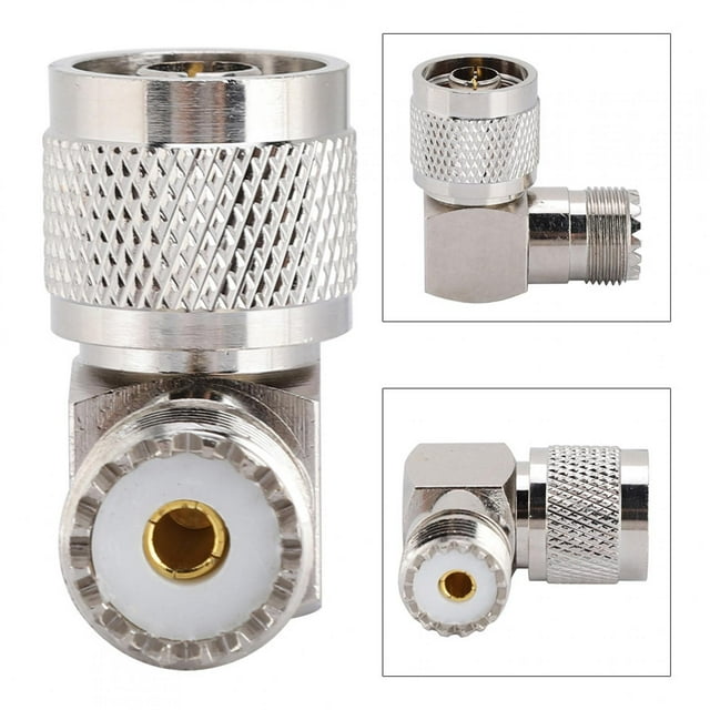 Adaptador macho N, conector adaptador adaptador coaxial N macho a M True Excellence