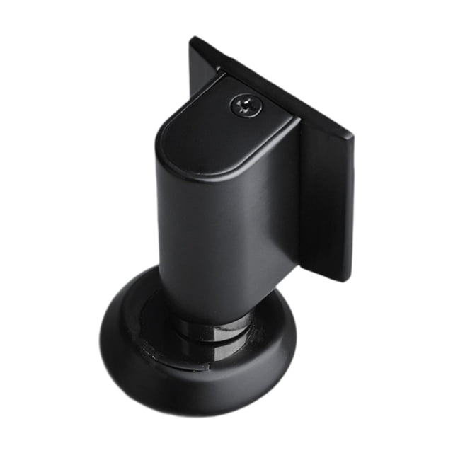 DOLITY Door Stopper Adhesive Collision Resistant for Home Office Door Stop Black