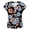 Black, variant on Womens Graphic T Shirts Graphic Print Crewneck Soft Basic Comfort Fit Fashion Concert Shirts For Women Size L