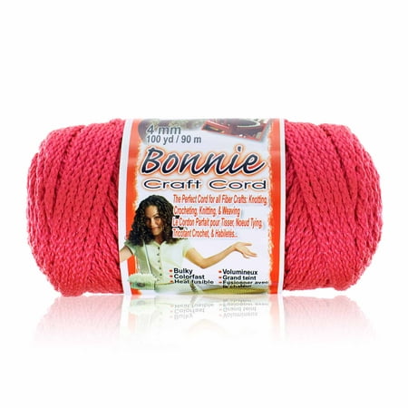 Craft County - 4MM Bonnie Cord - 100 Yards - Wide Variety Color Selection - Macrame