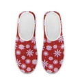 thumbnail image 3 of Whosucclay Sneakers for Women,Slip On Women's Running Shoes Walking Shoes Hiking Shoes Lightweight Comfortable Breathable Easy to Clean Christmas Snowflakes, 3 of 6