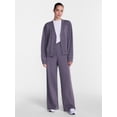 thumbnail image 3 of Athletic Works Women's and Women's Plus French Terry Wide Leg Pants, 31" Inseam, Sizes XS-4X, 3 of 6
