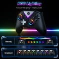 thumbnail image 3 of Gamrombo Wireless PC Gaming Controller, with RGB LED Light Compatible with PC/Nintendo Switch/Mobile Phone/iPhone/Samsung TV/Tesla (Black), 3 of 8