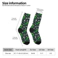 thumbnail image 2 of KLL Dinosaur and Bone Print Cool Socks Men's Women's Crew Socks Funny Crazy Novelty Stockings, 2 of 6