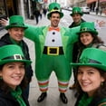 thumbnail image 5 of Inflatable Leprechaun Costume - St. Patrick’s Day Outfit For Parades & Festive Parties,Height 4'11"-6'3",Men, 5 of 7