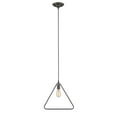 thumbnail image 1 of Chloe Lighting CH2D097RB15-DP1 Ironclad Industrial-Style 1 Light Rubbed Bronze Ceiling Mini Pendant - 15 in., 1 of 1