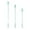Green Spatula Brush, variant on 3Pcs Makeup Mini Spatulas Little Make up Spatulas Set with Retractable Handle Reusable Kitchen Tiny Spatulas for Nail Polish Ketchup Lotions Green Spatula Brush