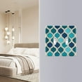 thumbnail image 4 of Yayeee Toggle Light Switch Wall Plate 3-Gang 6.37"x4.48" Decorative Outlet Cover, Blue Geometric Pattern, 4 of 7