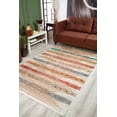 thumbnail image 3 of Matamoros Orange Modern Polyester Area Rugs for Living Room Washable Rugs Boho Moroccan Area Rug Soft Geometric Bohemian Distressed Indoor Rug for Bedroom Dining Room Office Foldable Nonslip Rug, 3 of 9
