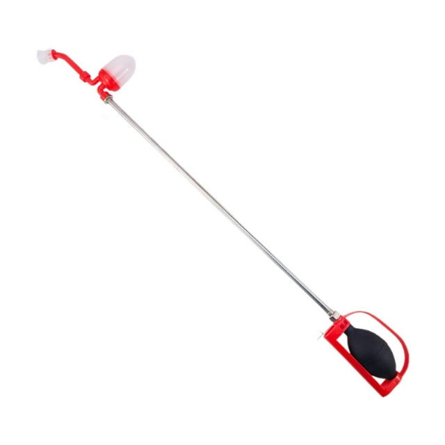 Dispensador de plumas de polvo, multipropósito, máquina de pulverización de polen, polvo de pulverización de jardín para fruta vegetal al aire libre Longitud de la barra 50 cm