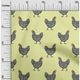 thumbnail image 2 of oneOone Cotton Poplin Lime Fabric Rooster Cock Diy Clothing Quilting Fabric Print Fabric By Yard 56 Inch Wide, 2 of 4