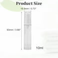 thumbnail image 6 of Unique Bargains 6pcs Airless Pump Bottles Clear 0.33 Oz 10ml Travel Pump Bottle Dispenser for Foundation, 6 of 7