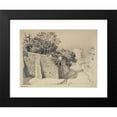 thumbnail image 2 of Ferdinand Boberg 24x19 Black Modern Framed Museum Art Print Titled - Rue De L'Abreuvoir and Rue Des Saules (1926), 2 of 5