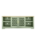thumbnail image 3 of FESTIVO 70 in. Green TV Stand Console Entertainment Center for Tv up to 75 in. with Large Storage, 3 of 10
