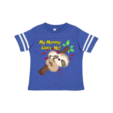 

Inktastic My Mommy Loves Me Gift Toddler Boy or Toddler Girl T-Shirt