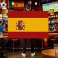 thumbnail image 4 of Qiweii 2026 World Soccer Match Cape Flag Fan Body Banner for Tournament and Party, 4 of 6