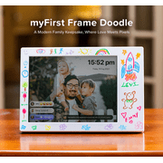myFirst Frame Doodle 9 - Inch Digital Photo Frame: 32GB Memory, Auto - Rotate, Wall Mount & App-Based Photo/Video Sharing