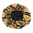 thumbnail image 1 of Bonnet Double Rond à Impression Batik pour Enfant, Bonnet de Nuit Ajustable, Bonnet de Douche, Filet de Soins Capillaires en Polyester, 1 of 1