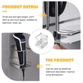 thumbnail image 4 of KAKOWELY Steel Electric Razor Wall Holder Bathroom Wall-mounted Electric Razor Holder,3.11"X2.64"X2.64", 4 of 5