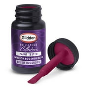 Glidden Brilliance Collection Paint Tester, Bright Black Raspberry, 2 Fl. Oz.