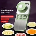 thumbnail image 3 of Multifunctional Plastic Vegetable Cutter with Stainless - Steel Blade for Home Use, Featuring Safety Design, Thickness Adjustment, and Easy Cleaning, 3 of 9
