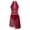 Burgundy, variant on MSemis Women's Lyrical Modern Dance Costume Figure Ice Skating Dance Dress Gymnastic Leotard Green XL