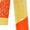 Orange, variant on Kids Girls Gymnastics Dance Outfits Long Sleeve Sparkly Color Block Cross-back Crop Top with Flared Pants Set Red 10