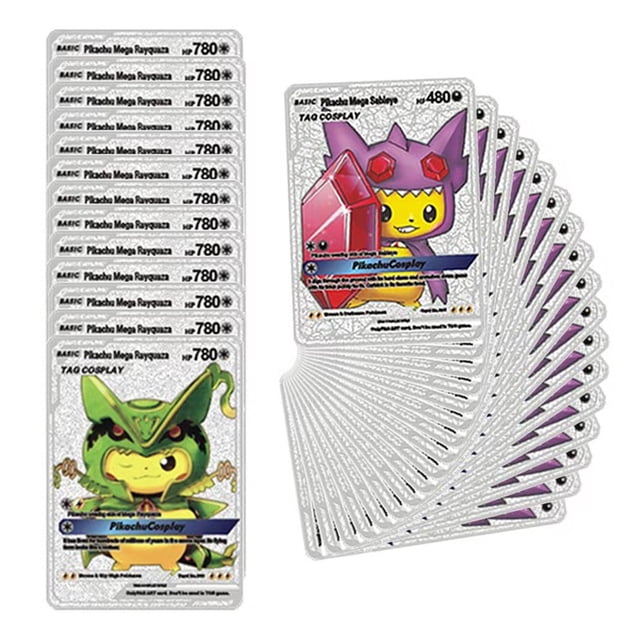 Toy 55 Pcs TCG Gold Foil Assorted Cards, GX V-Vmax DX Charizard Card Common/Uncommons Card V-max Card Coll-ection