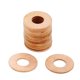 thumbnail image 1 of 20pcs 7mm Diámetro interno Arandelas de cobre círculo de juntas de sellado plano, 1 of 1
