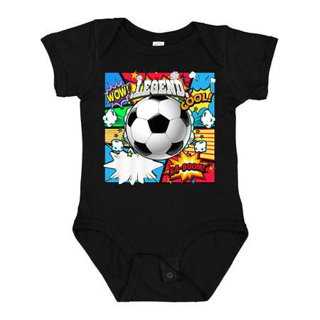 

Inktastic Soccer Superhero Boys or Girls Baby Bodysuit