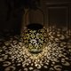 thumbnail image 5 of Lampara Solar LED Iron Art Lantern Light Outdoor Garden Yard Lámpara colgante de mano Likrtyny Lámpara, 5 of 9