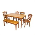 thumbnail image 2 of Boraam 5pc Shaker Dining Set, Oak, 2 of 2