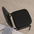 thumbnail image 3 of Bowery Hill Contemporary Vinyl Stacking Banquet Chair in Black, 3 of 7