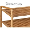 SHO01599 Bamboo 3Tier Shoe Shelf