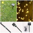 thumbnail image 3 of Solar Flower String Lights, 23ft 50 LED Fairy Lights, Outdoor Cherry Blossoms Solar Lights for Christmas Tree, Garden, Patio, Party Decorations, Warm White, 3 of 8