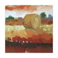 thumbnail image 3 of "Hay Bales in Moonlight" - Canvas, 3 of 25