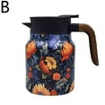 thumbnail image 6 of Raidley Vintage Floral Pattern Tea Built-in Infuser,Mini-Hot Coffee Pot,Insulated Teapot with Lid, Stainless Steel Thermal Carafe Detachable Hot Coffee Pot for Home Kitchen, 6 of 9