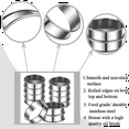 thumbnail image 2 of 12Pack English Muffin Rings 3.15 Inch Crumpet Rings Stainless Steel Double Rolled Tart Rings, Cooking Pastry Ring, 2 of 7