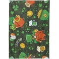 thumbnail image 2 of Coolnut Green Clover Gnome Fabric Rectangle Tablecloth - Waterproof and Wrinkle-Resistant Table Cloth 54x72 Inch Table Cover for Indoor & Outdoor Dining House Decor, 2 of 7