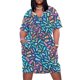 thumbnail image 2 of Artículos de papelería y arte - Vestido holgado de bolsillo azul oscuro, vestido de verano, ropa estética, vestido de fiesta., 2 of 7