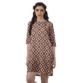 thumbnail image 1 of Moomaya Robes d'Été Courtes pour Femmes Imprimé Shift Mousse Georgette Robe Évasée, 1 of 4