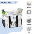 thumbnail image 5 of Large Hand-Held Storage Bag Kitchen Reusable Grocery Bags， Travel Tote Bags， Waterproof Tote，Laundry Bag，Beach Bag， Pool Bag Super Cool Leaves, 5 of 8