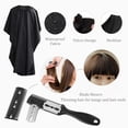 thumbnail image 6 of 12-piece stainless steel hairdressing set, professional hairdressing scissors, home hairdressing tools, including hair clipper, comb clip, razor, unisex, pet-friendly, 6 of 7