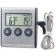 thumbnail image 1 of Configuración de alarmas de temperatura alta y baja del termómetro del refrigerador y congelador, 1 of 5